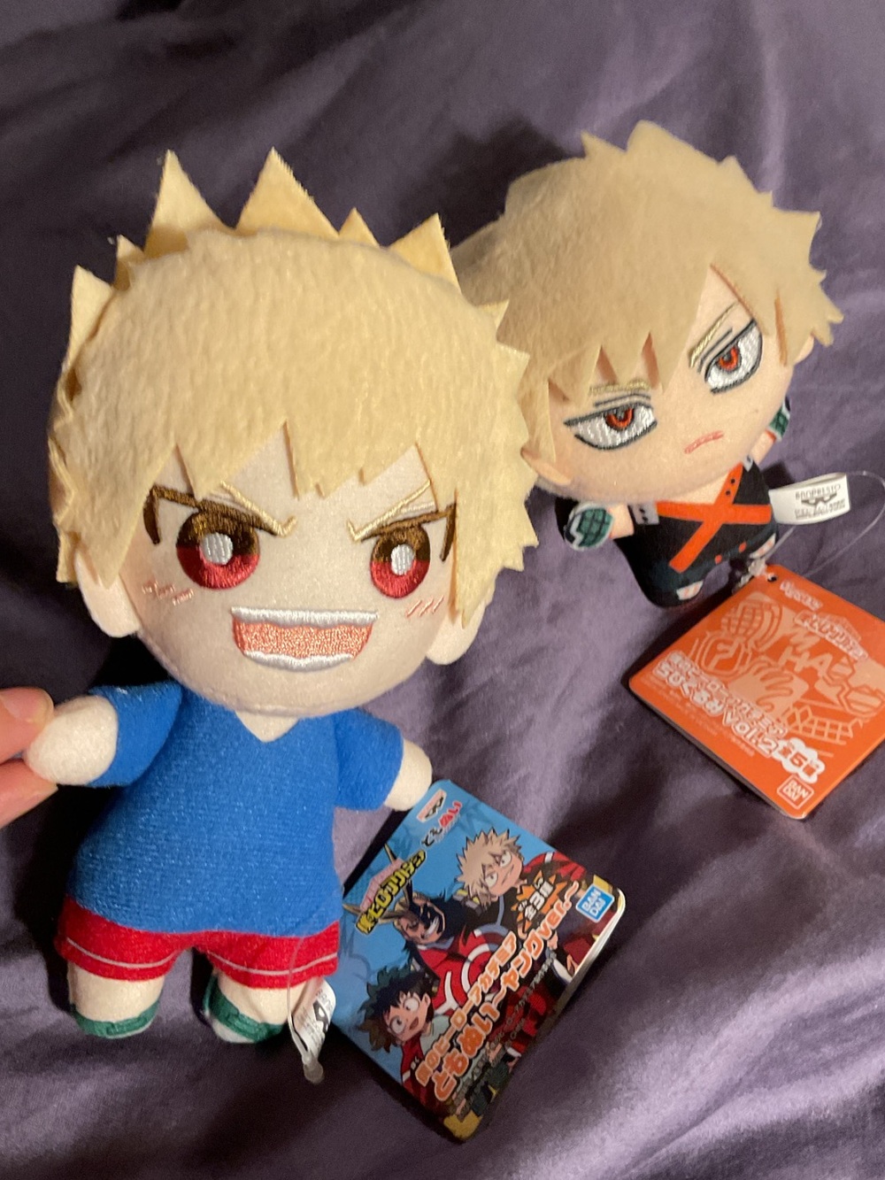 Bakugou Katsuki Plush keychain charm from My Hero Academia Tomonui Young ver